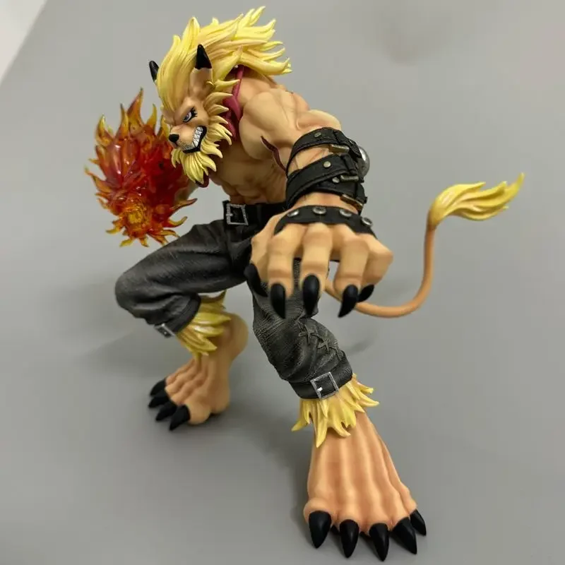 21cm Soar Leomon Figure 새로운 디지몬 애니메이션 피규어 Pvc 동상 모델 Collectible Deskdesk 장식 장식 팬을위한 최고의 선물