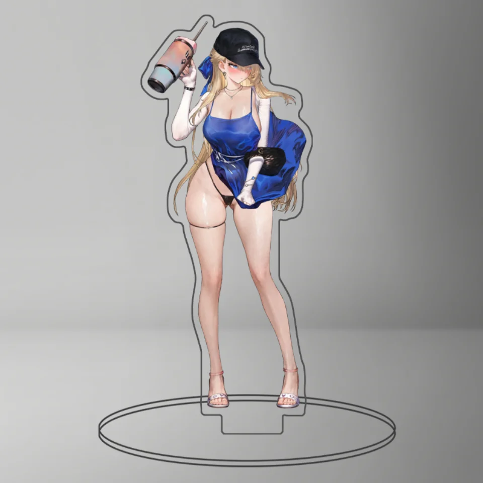 อะนิเมะเกม Browndust2 อะคริลิค 2nd ครบรอบ Justia Wilhelmina Eclipse ชุดว่ายน้ํายืนแผ่นของขวัญเครื่องประดับของเล่น