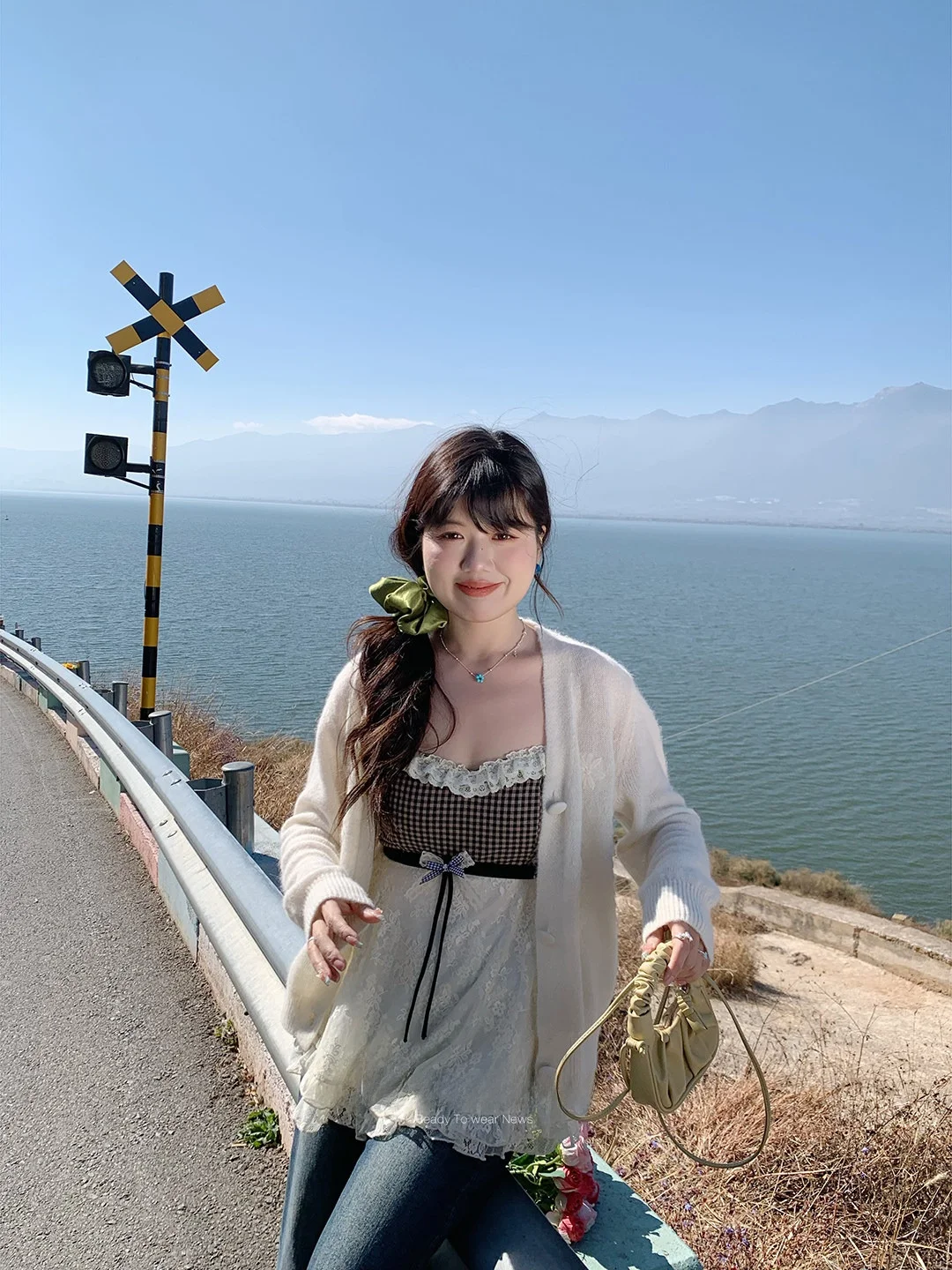 

Женский кардиган Mimiz Micro Plus Size, цвет жасминово-молочный, нежный, на одной пуговице, теплый, мягкий, весенний, эксклюзивно онлайн