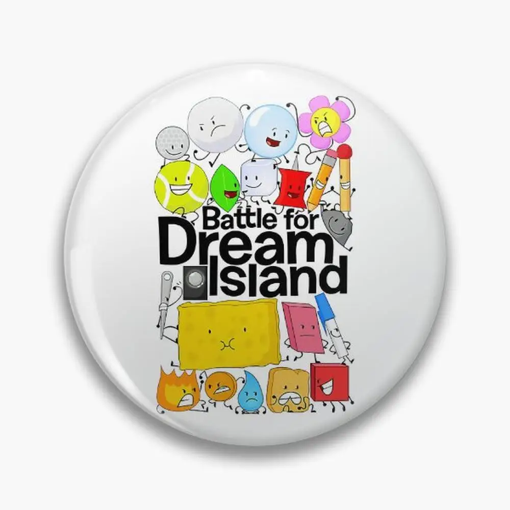 Battle for Dream Island Pin Buttons Brooches  Jewelry Accessory Customize Brooch Fashion Lapel Badges