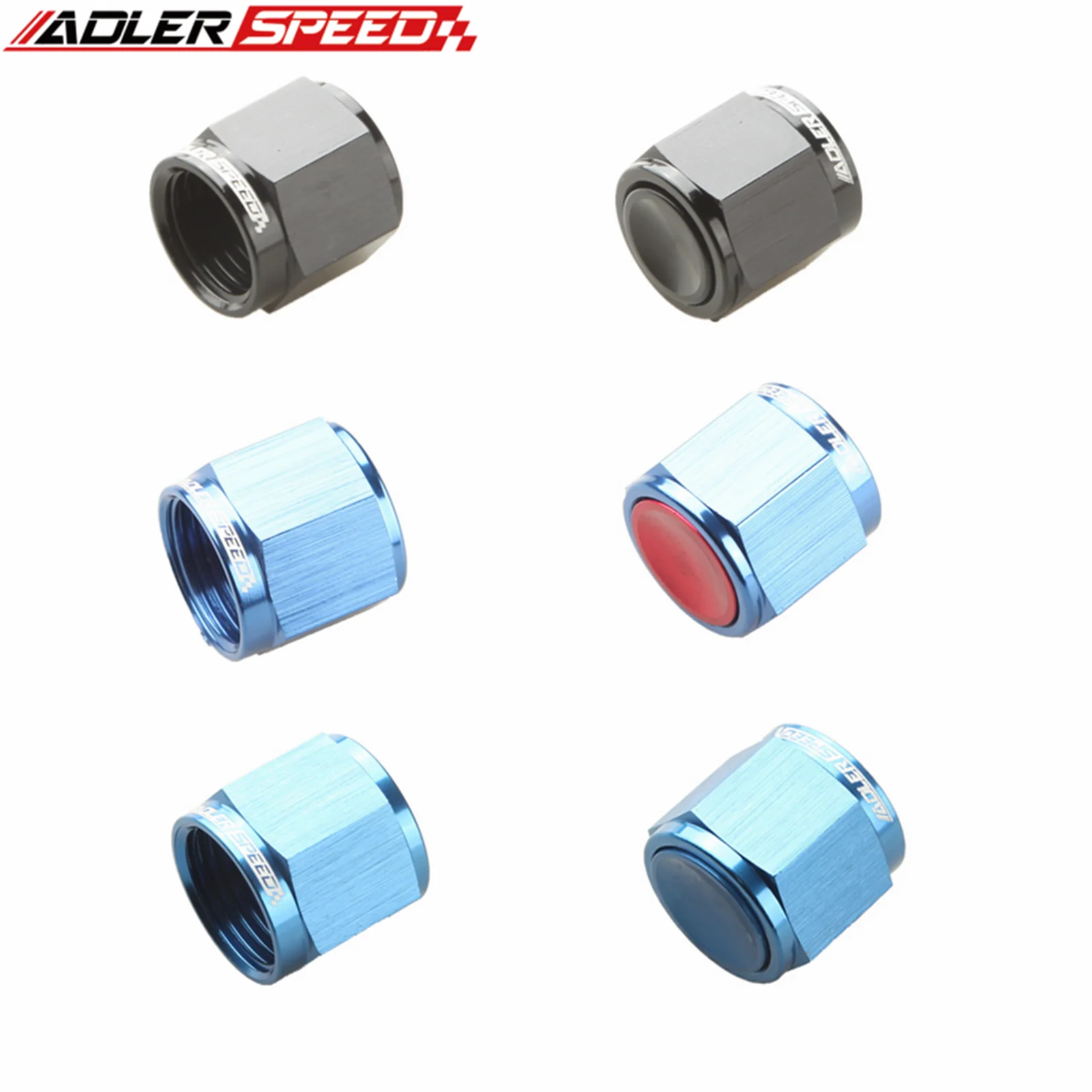 

AN3 AN4 AN6 AN8 AN10 AN12 AN16 Female Flare Cap Block Off Fitting Aluminum