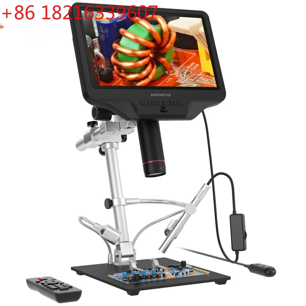 

Цифровой микроскоп TAO AD409 Pro ES с эндоскопом и FHD-экраном для ремонта электроники и пайки, монитор для Andonstar
