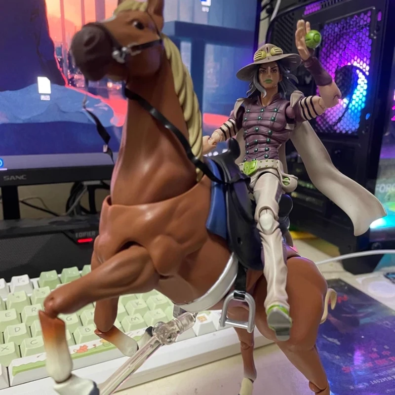 ม้าฟิกเกอร์สร้างสรรค์ใหม่ ขนาด 1/12 ของเล่นม้าขยับได้ สำหรับสะสม ฟิกม่า โมเดลตุ๊กตา ของเล่นเด็ก ของขวัญวันเกิด