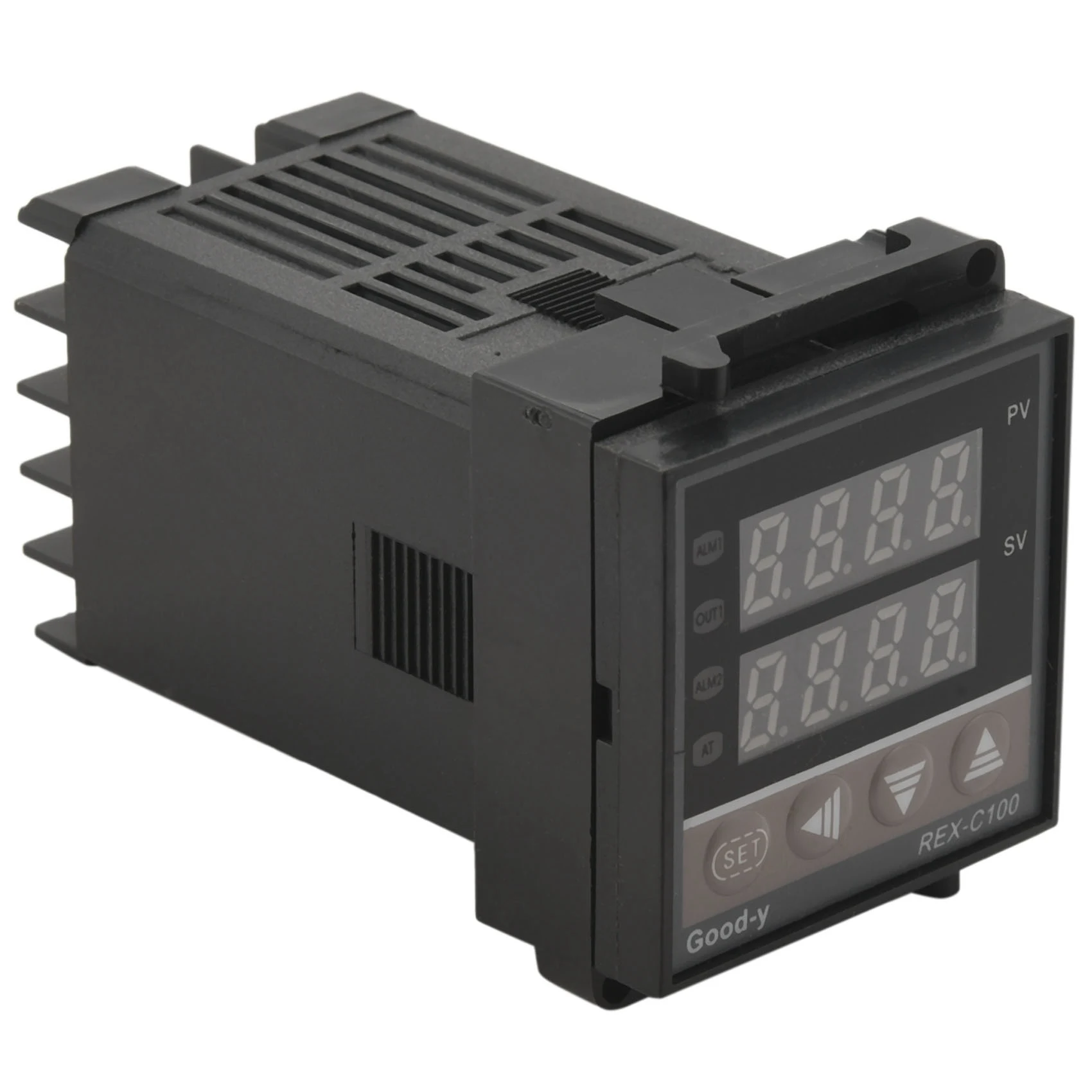 جهاز التحكم الرقمي في درجة الحرارة المتين متعدد المدخلات REX-C100 إنذار احترافي 0 ℃ -400 ℃   للصناعة الكيميائية للطاقة الكهربائية