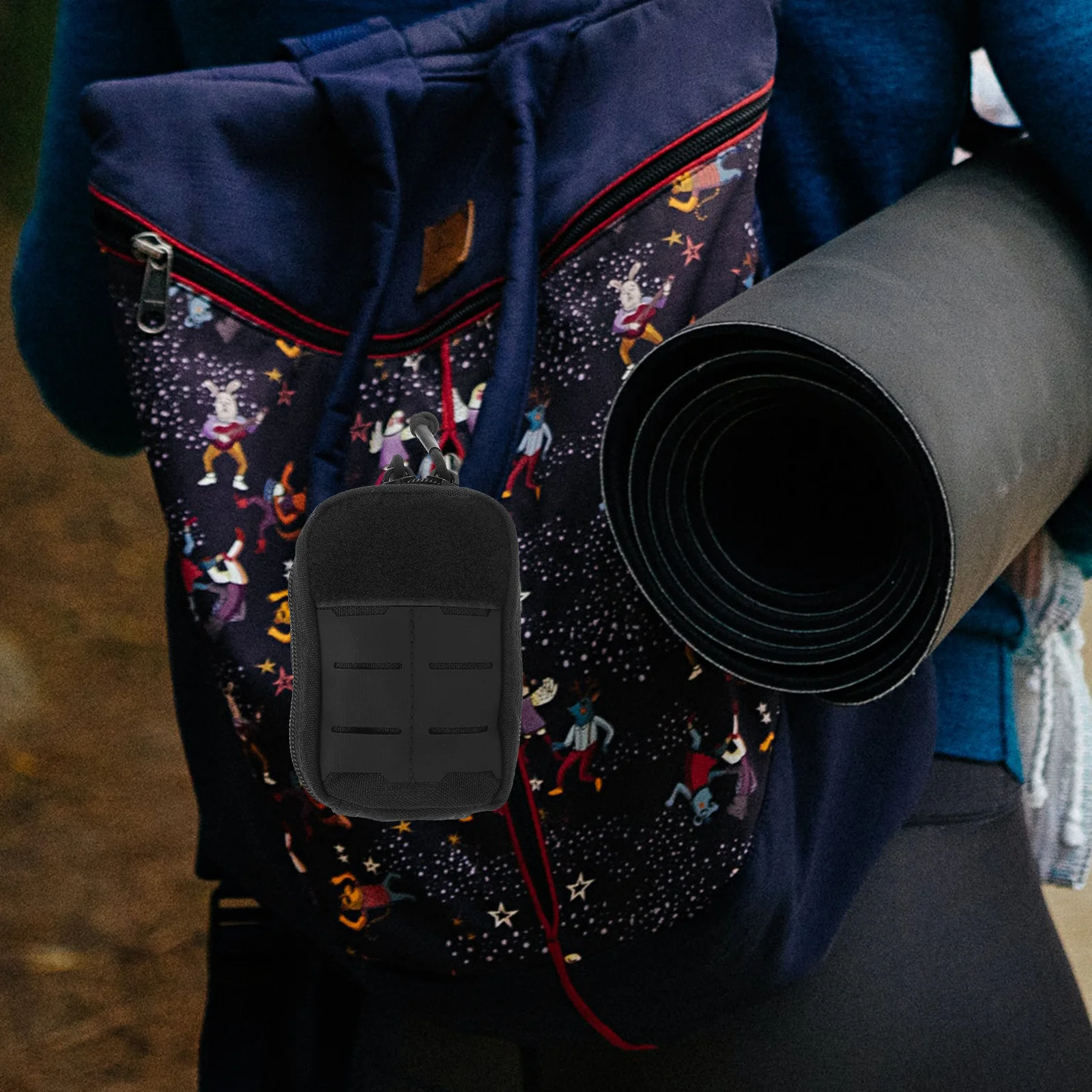 

Tactical Medical Storage Bag Polyester Large Capacity Outdoor Waist Bag Nursing Pouch Multiple Compartments