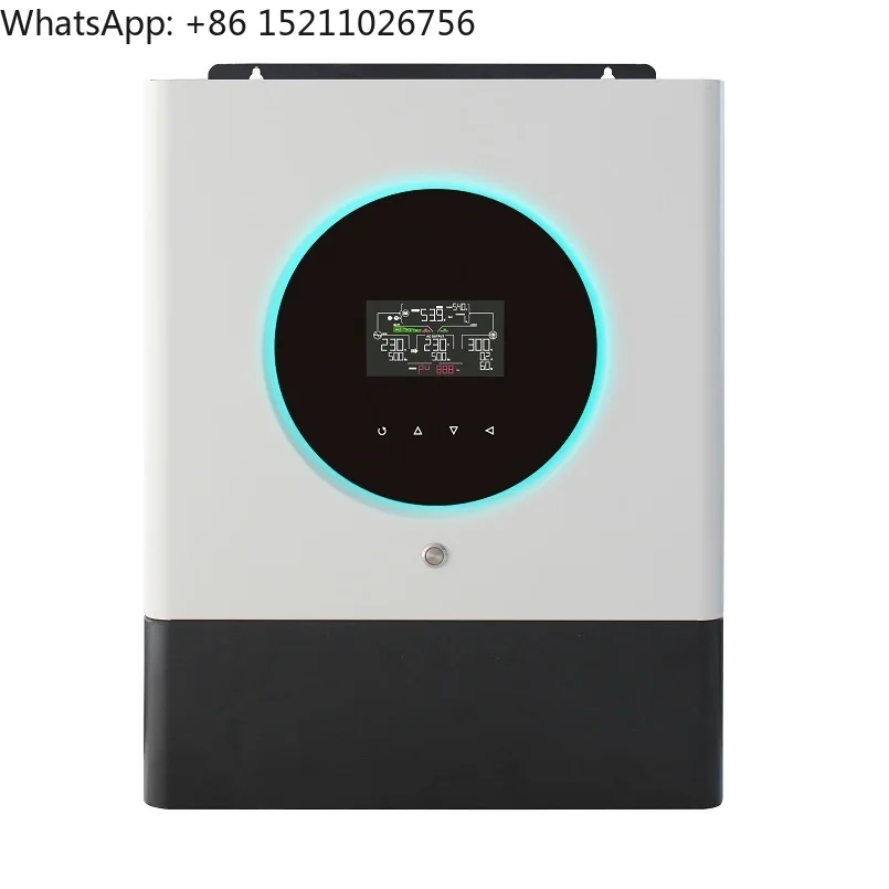 11kW Hybrid Solar Inverter Single Phase MPPT Photovoltaic Energy Storage Commercial Power System High Efficiency Smart Converter