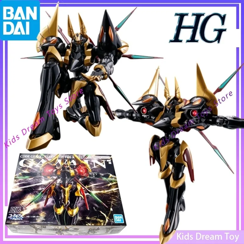 Assembly Bandai Genuine in Stock PB Limited HG 1/35 CODE GEASS Anime GAWAIN Action Figures Toys for Kids Gifts Collectible Model