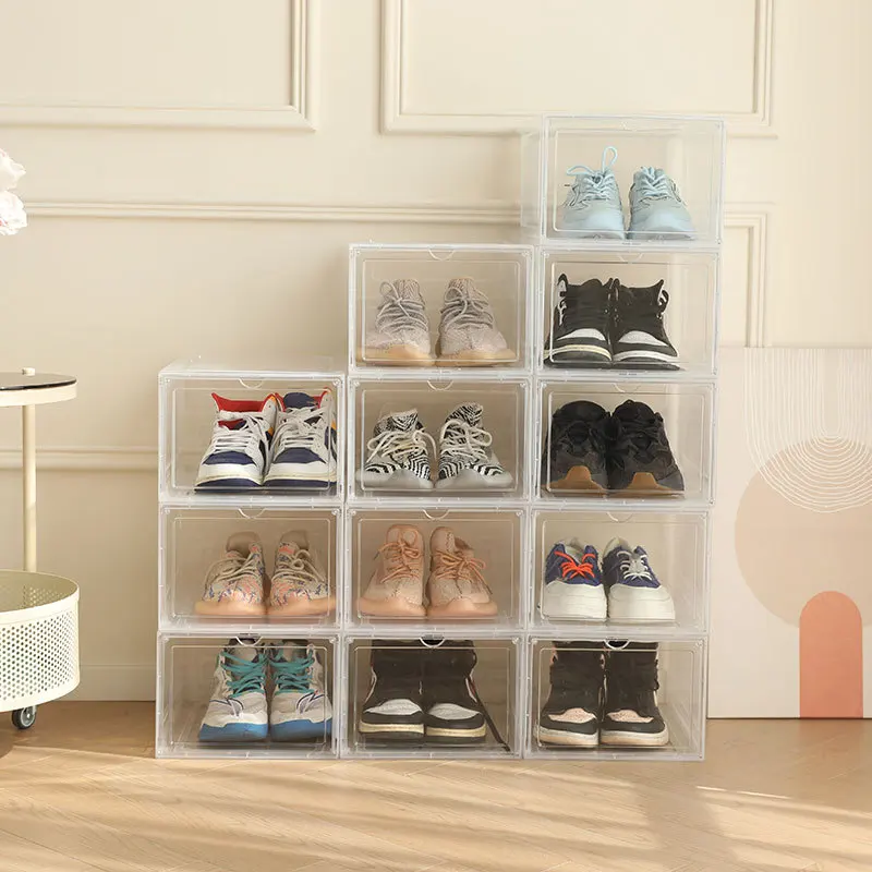 C3  Positive high -profile shoe box storage box sneakers collection box display cabinet Yaylai basketball shoe cabinet