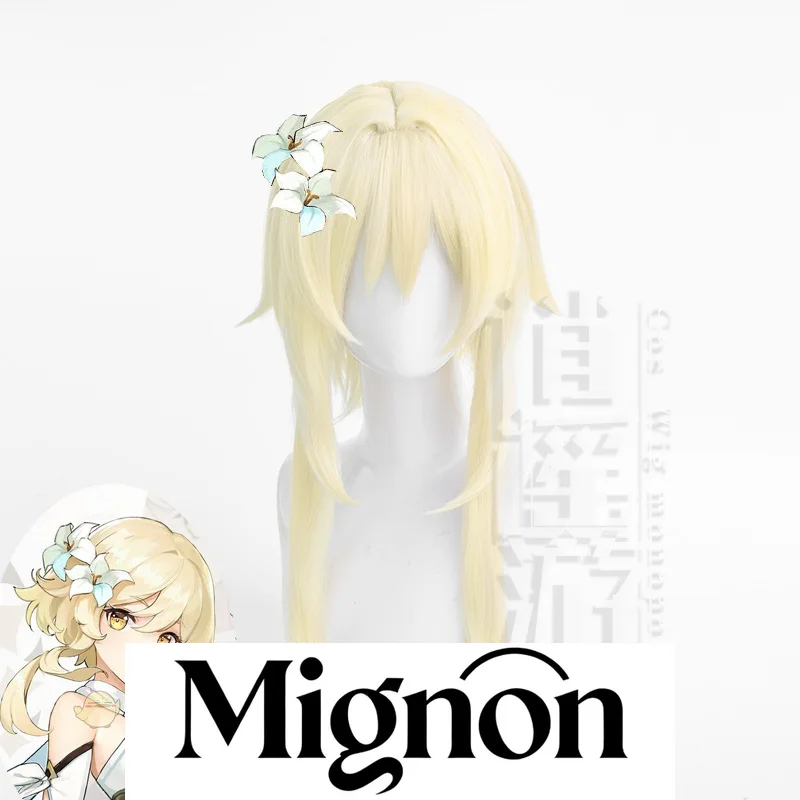 

Genshin Impact Traveler Косплей Парик Aether Lumine Twin Браты Подарок на Хэллоуин