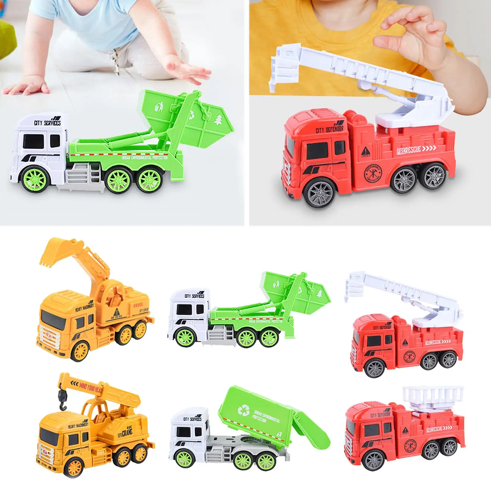 Véhicules de construction pour enfants, jouets de camion, véhicule jouet pour garçons et filles