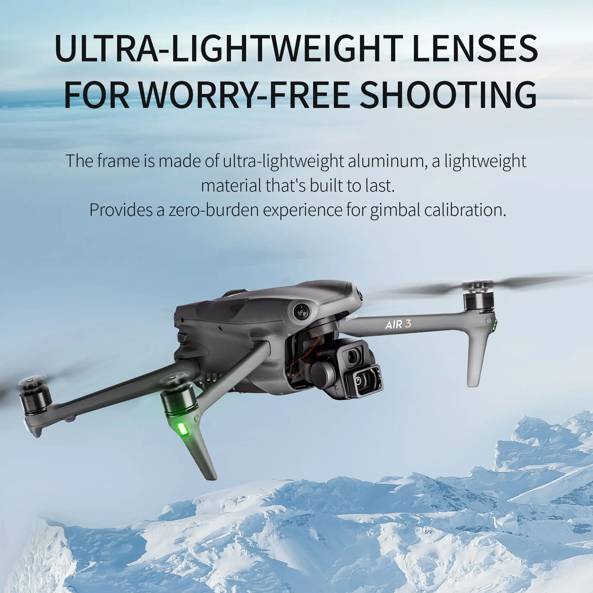 STARTRC PHOTO Wide Angle Filter for DJI Air 3 Drone Accessories Extend FOV to 112° Magnetic Wide-angle Photography Accessory