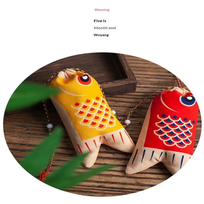 Koi Carp Blessing Bag Pendant Hanfu Decoration Graduation Gift Lucky Pouch Sachet Jewelry Bags Koi Carp Blessing Bag Coin Purse