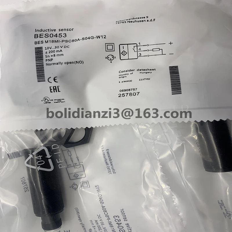 Sensor Saklar Jarak Asli BES03YT BES M18MG-PSC80A-S04G-W Tersedia