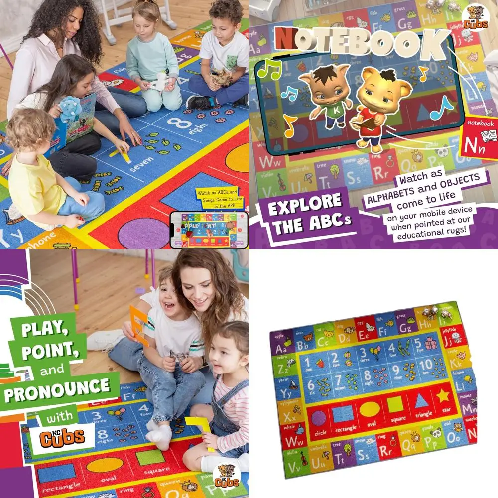 

Обучающий нескользящий коврик с алфавитом, цифрами и фигурами для детей, малышей, детских садов, классов, игровых комнат, яслей