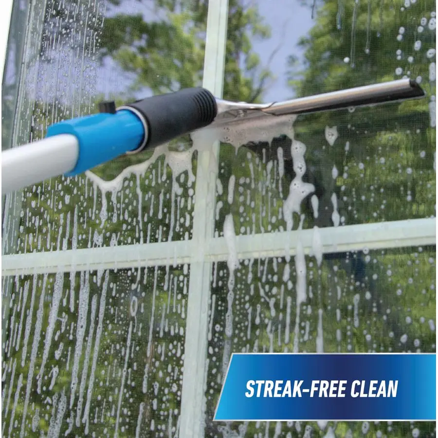 

Professional Connect and Clean Total Pro Cleaning Kit, AllinOne Household Window Washing with StreakFree Results, Includes 12 Sq