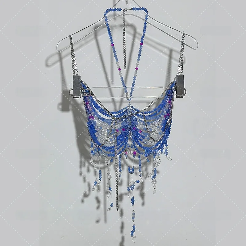 

Sexy Beaded Nelace Strap Women's Csole Faion Par Performance ort Length Slim Fit Bal Top in Commuters Sle