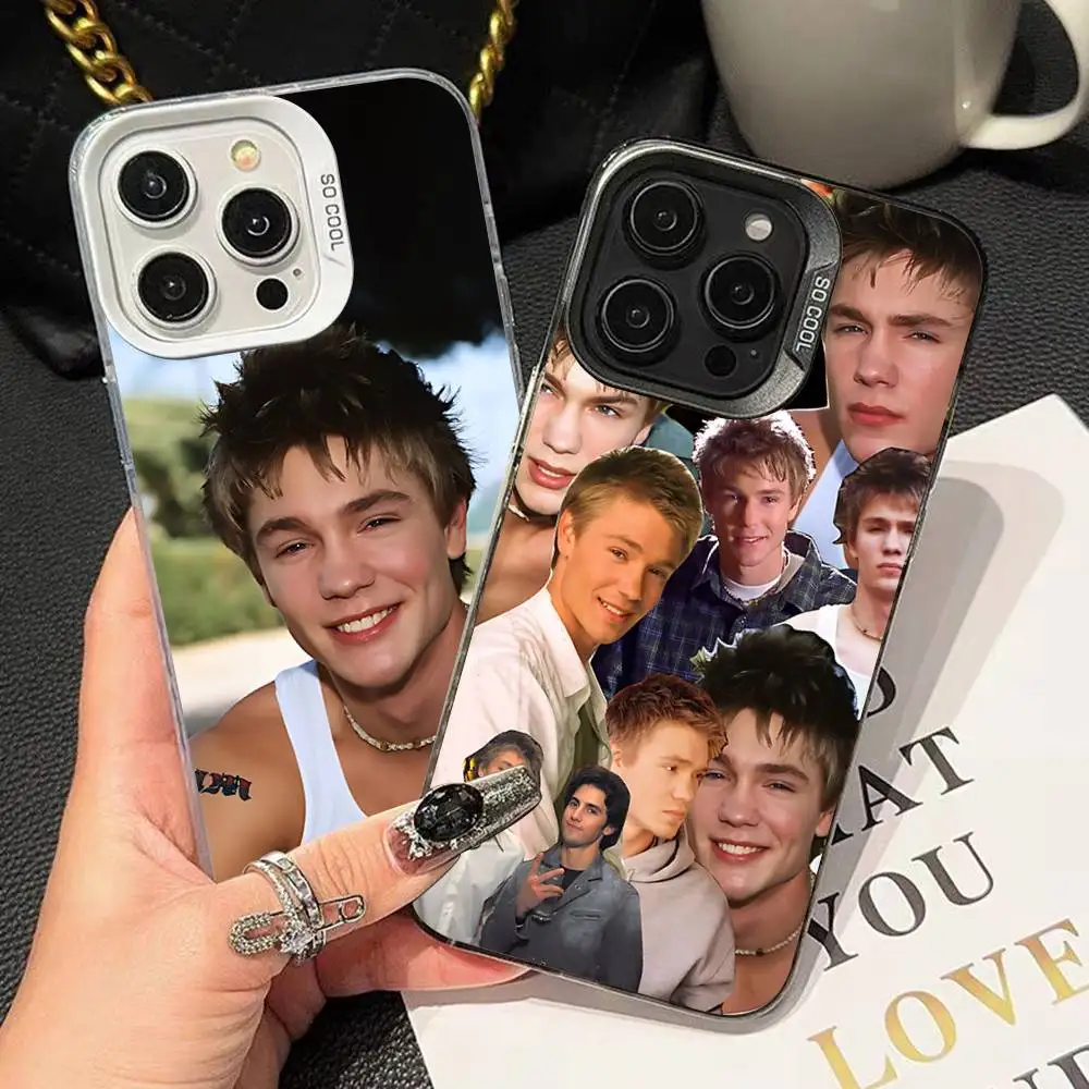 حافظة هاتف Chad W-MichaelS-M-MurrayS لهاتف آيفون 16 15 14 13 12 11 Pro Max Plus غطاء خلفي فضي مقاوم للصدمات #2