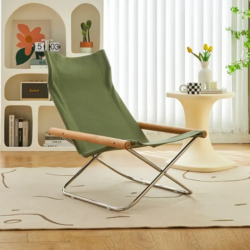 Reading Beach Portable Lounge Chair Folding Single Luxury Modern Lounge Chair Indoor Liegestuhl Living Room Furniture YQ50LC