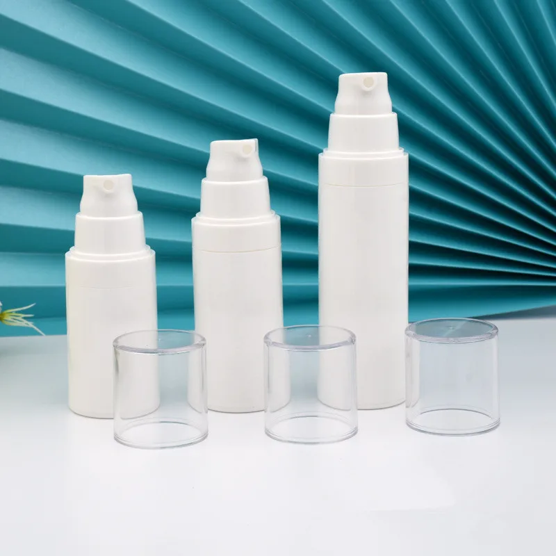 100pcs 20/30/50ml Airless Lotion Spray Pump Bottles Empty Cream Vacuum Cosmetic Containers Travel for Foundations Serums