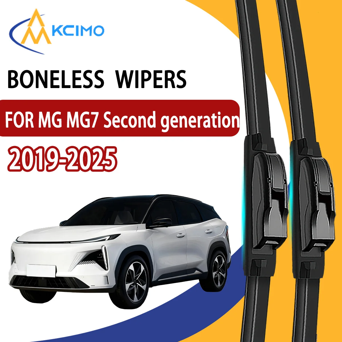 

2Pcs Front Windshield Wiper Blades For MG MG7 Second generation 2019-2025 Windscreen Window Car Accessories