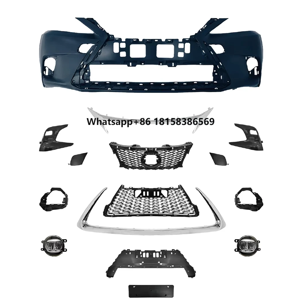 

Body Kit Auto Car Parts CT Sport Front Bumper for LEXUS CT 2013 Upgard to 2016 Sport Style Front Bumper Grille