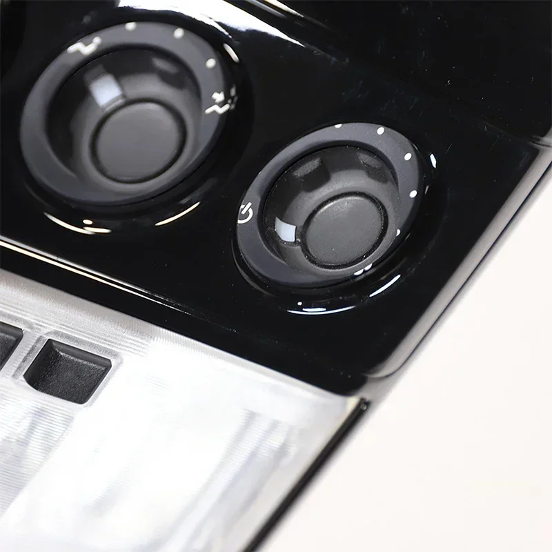 For Land Rover Discovery 4 LR4 2010-2016 ABS black car styling car rear reading light frame sticker car interior accessories