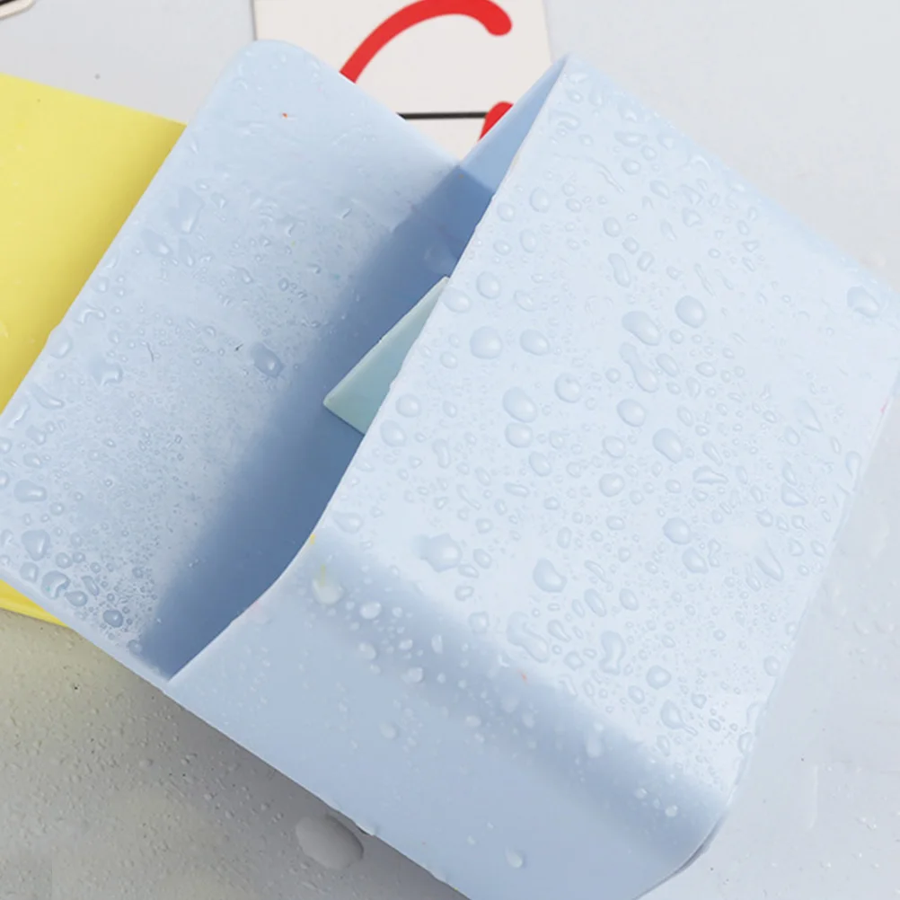 

Pencil Case Magnetic Holder Chalk Storage Box Blue Marker Organizer Multifunctional Office
