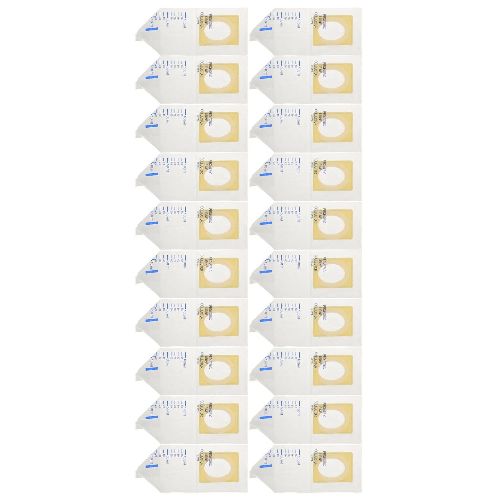 20個入り-乳児用収集バッグ-100ml-逆流防止弁付き-漏れ防止-ポータブル尿バッグ-赤ちゃん-子供-病院-家庭-旅行用