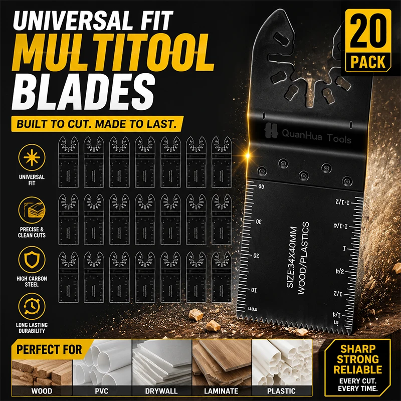 

20pcs Universal Saw Blade Set Multi-functional Woodworking Plastic Trimming and Cutting Universal Saw Blade Tool Accessories