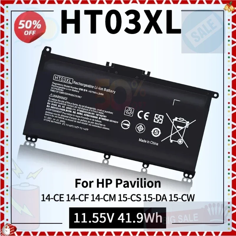 SWZY 3630mAh HT03XL Battery for HP Pavilion L11119-855 14-CM 14-CK 14-DF 14-MA 14Q-CS 15-DA 15-CS 15-CW 17-CA HP 240 245 250 G7