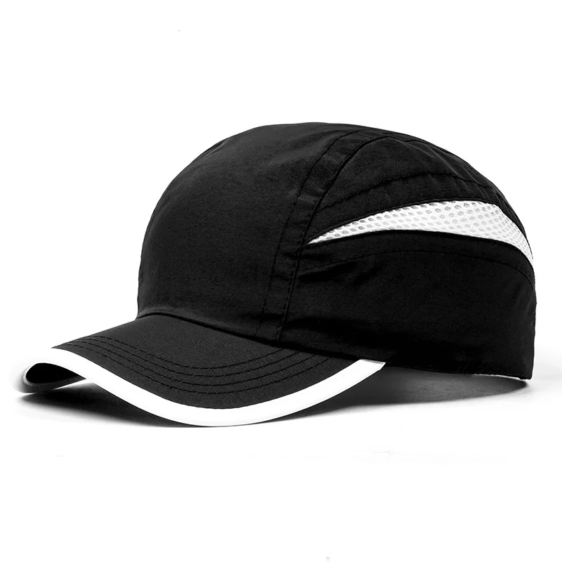 Big Size 58-62cm Quick Dry Baseball Caps Women Summer Hat Mesh Breathable Solid Color Outdoor Training Sports Running Hats Men