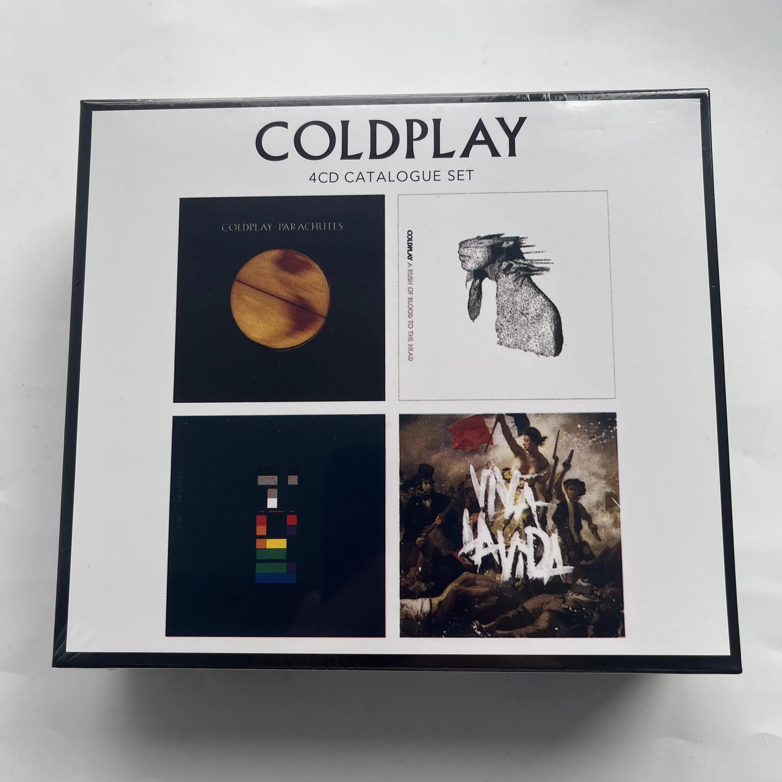 

Rock Coldplay Chris Martin Music CD A Rush of Blood to the Head Albums Clocks 4pcs Music Record Cosplay Walkman Soundtracks Box