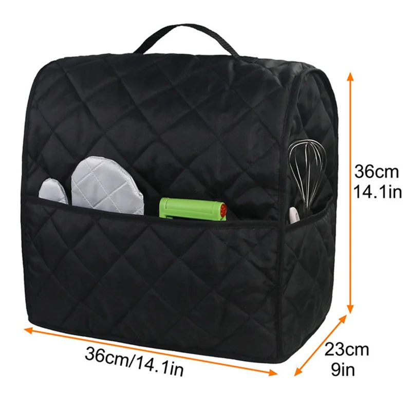 Abnm capa de poeira acessórios misturador capa poeira do agregado familiar engrossar arranhões limpos à prova dwaterproof água para kitchenaid 4.5qt sacos armazenamento