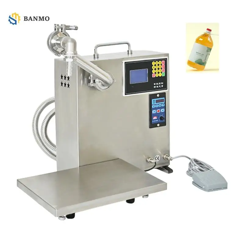 Industrial Gear Pump Weighing Filling Machine for Edible Oil Honey Sauce and Viscous Paste Products