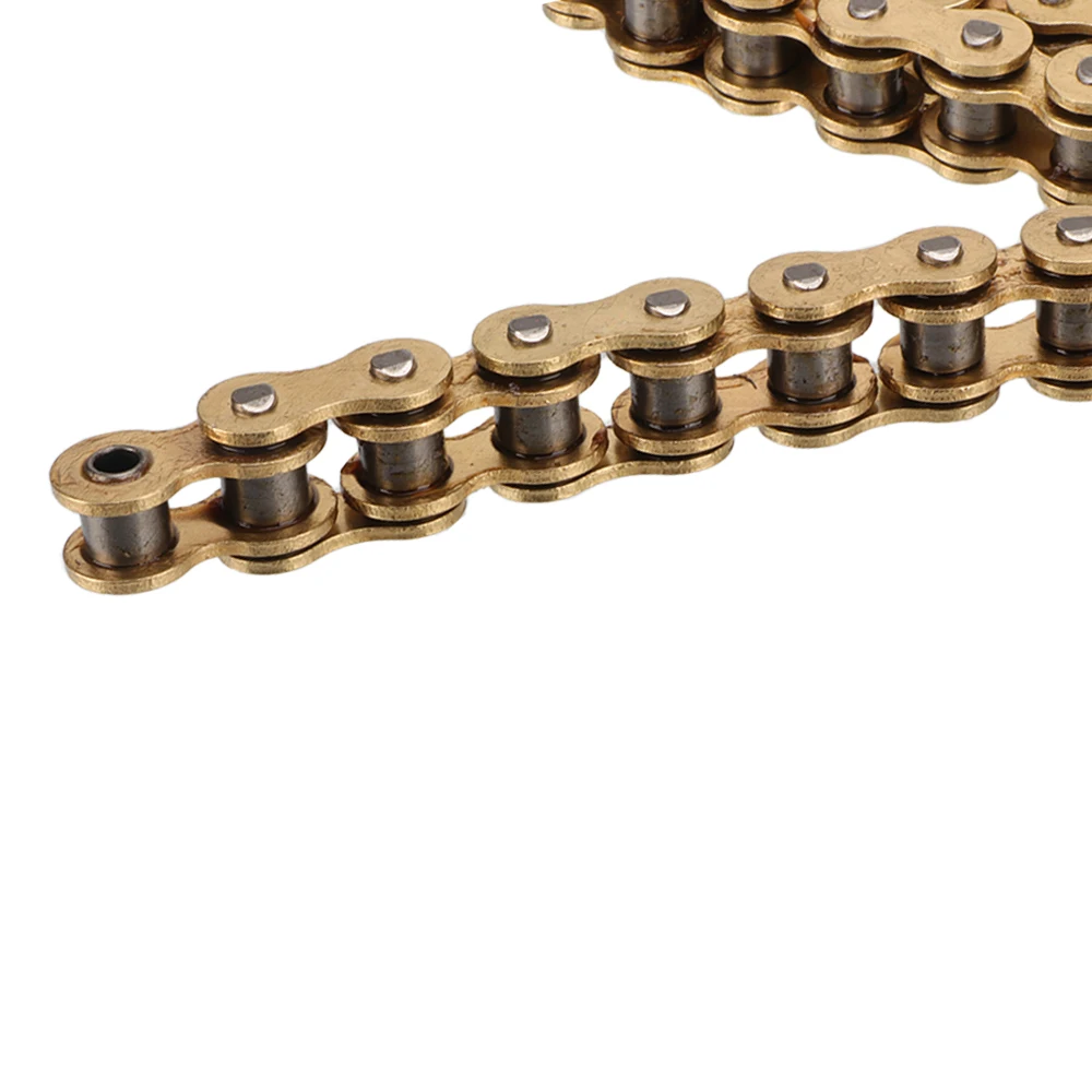 O-ring oil seal chain gold oil seal chain thickened suitable for 420  chain 102-section link off-road motorcycle chain