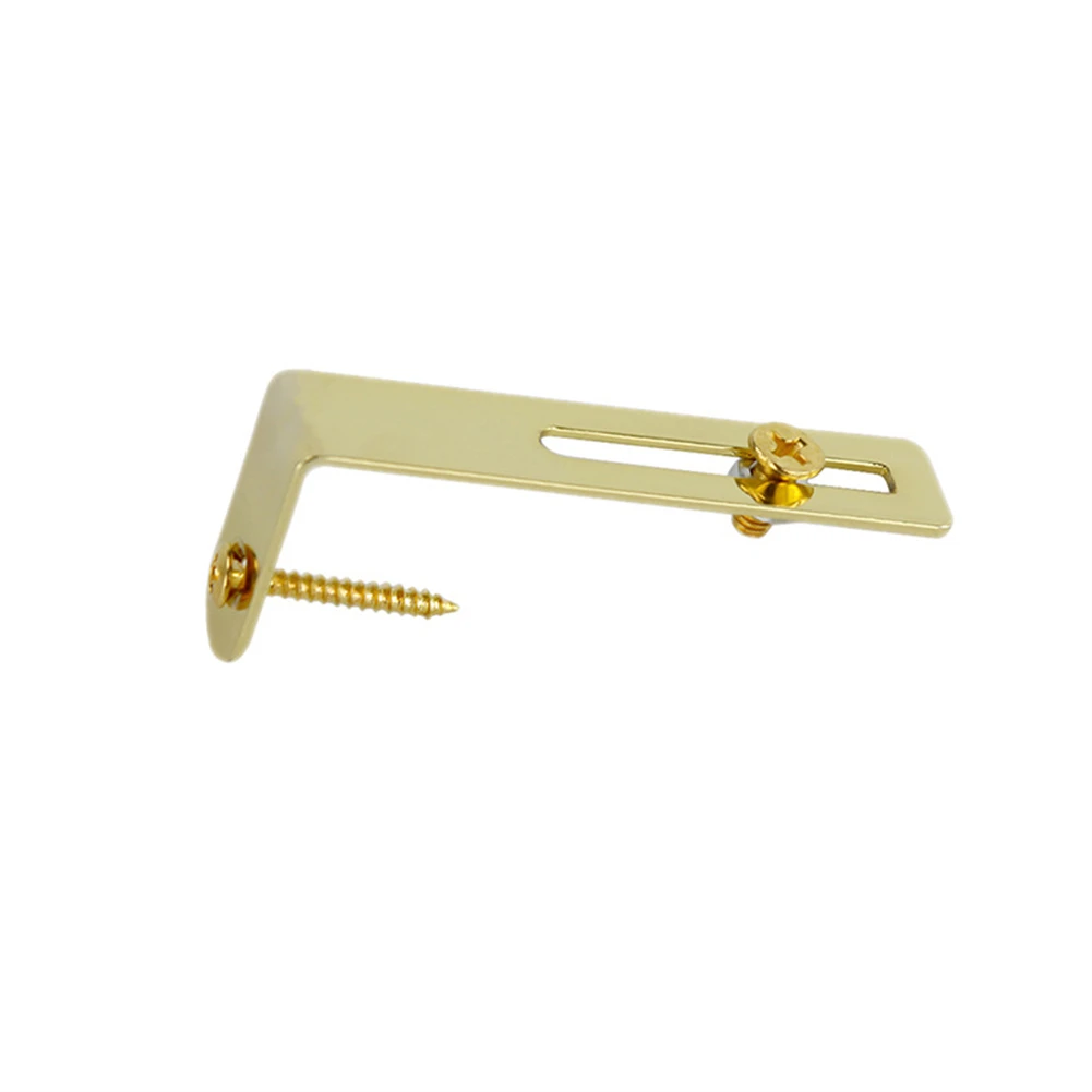 Chrome Metal Golden Pickguard Bracket Screws Nut Pickguard Replacing With Existing Guitar Hardware Accessories