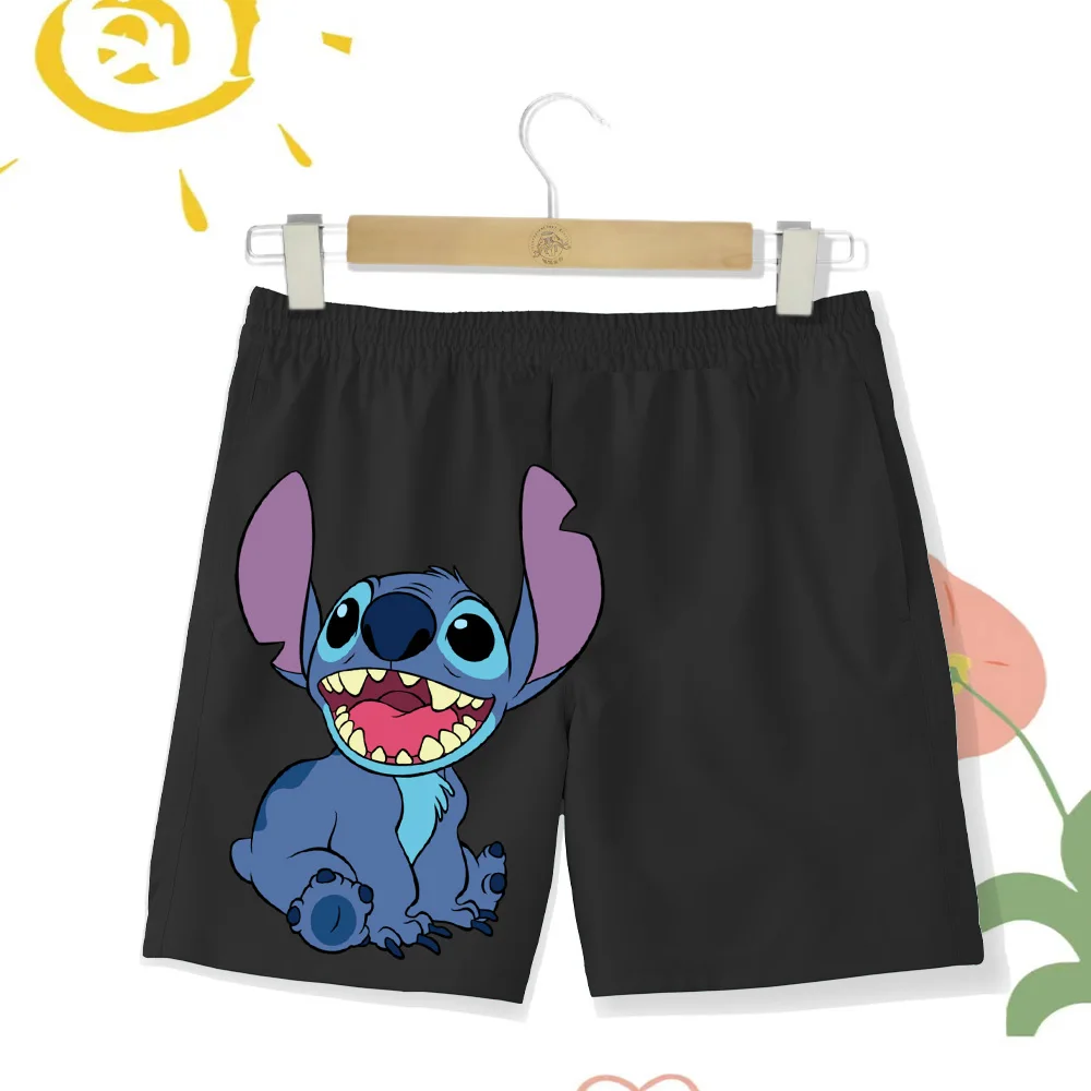 Children's High Quality Beach Pants Cartoon Print Comfortable Leisure Sports Swimming Boys and Girls Shorts Quick Drying