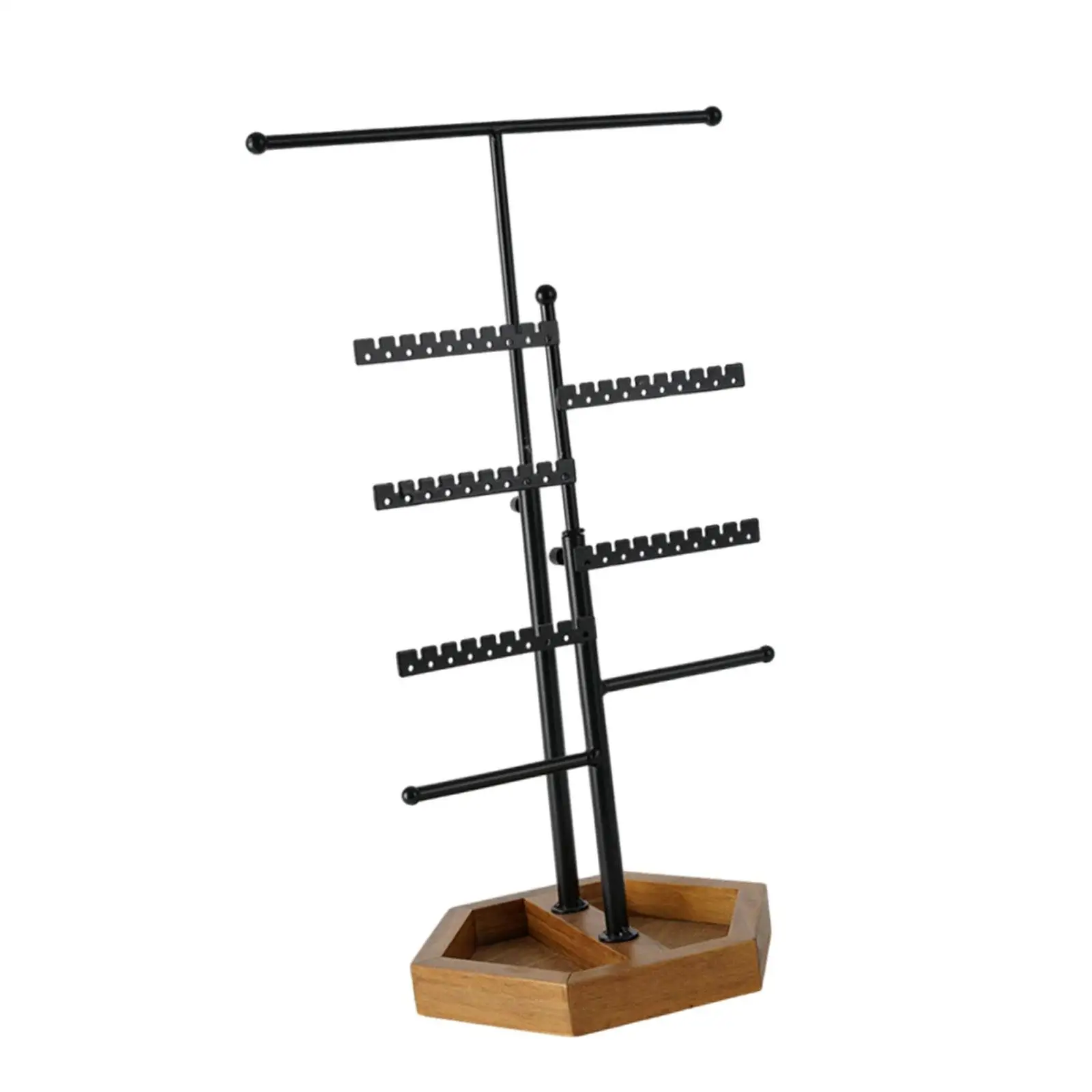 

Органайзер для украшений с крючками, декоративный, для спальни, деревянный, для хранения серег, реквизит для фотосъемки, для розничных магазинов, подставка для колец, браслетов и ювелирных изделий