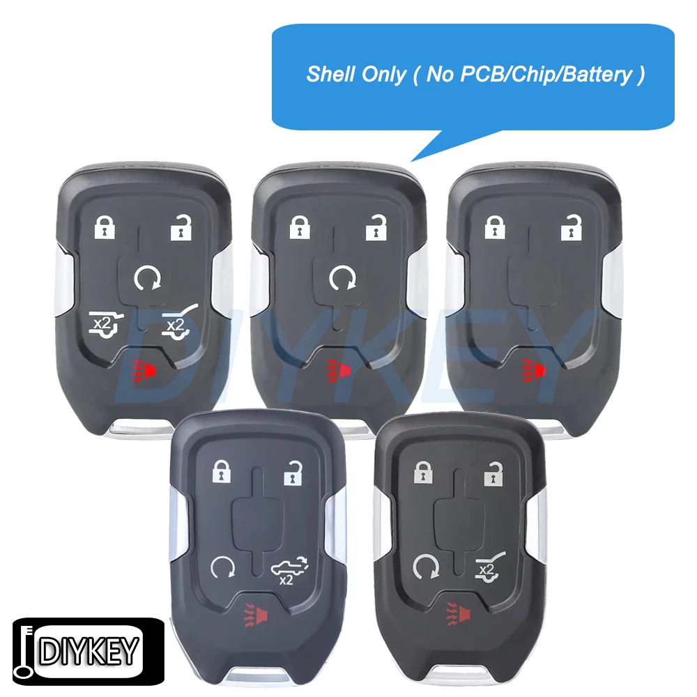 3/ 4/ 5/ 6 أزرار حافظة ذكية لمفتاح السيارة عن بعد فوب شل غطاء لشروليه لجي إم سي 2015-2024 FCC ID: HYQ1AA HYQ1EA HYQ1AS HYQ1ES #1