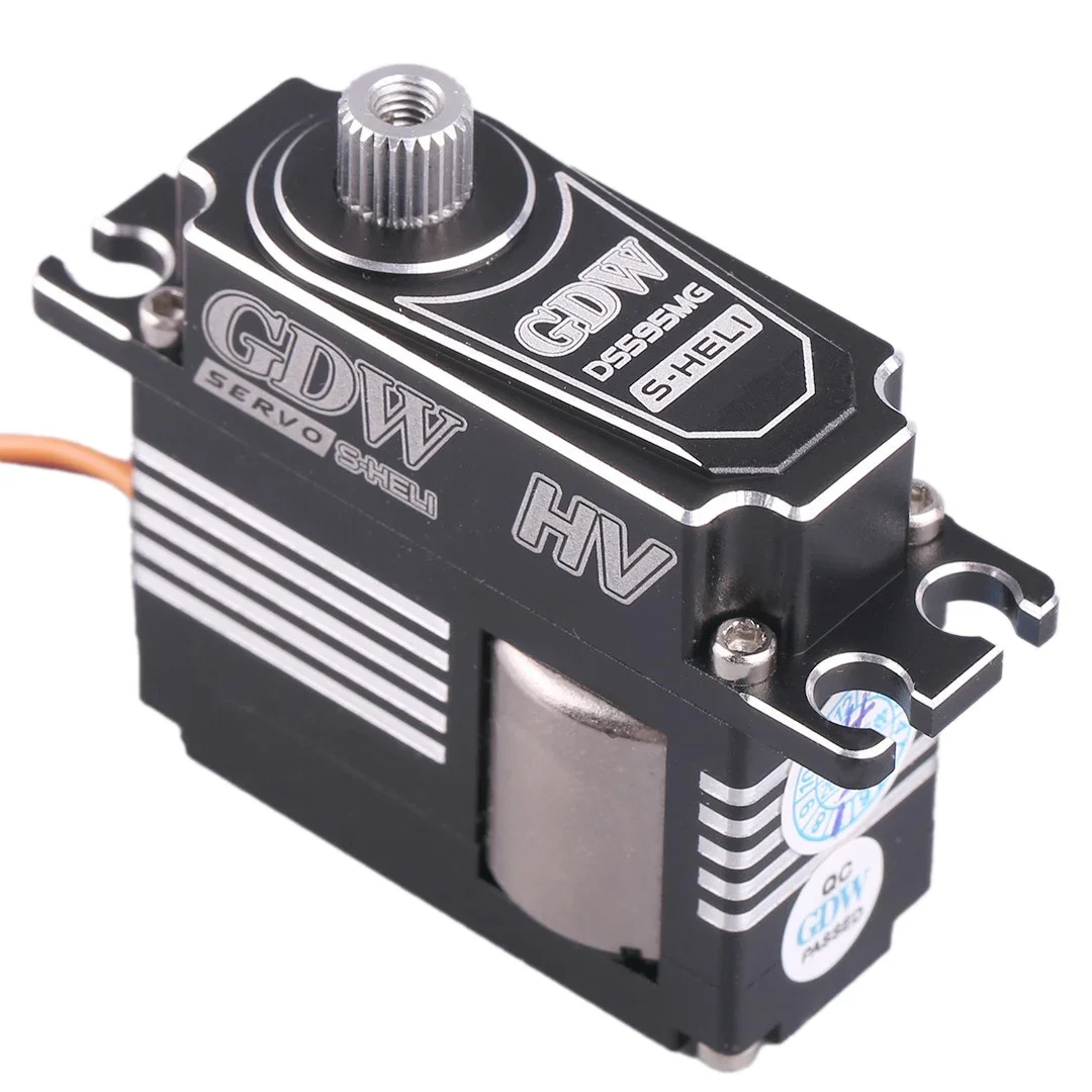 DS595MG GDW Coreless Motor Steering Gear RC Cars Servo Narrow Frequency Lock Tail Metal Yato 470l TG520 XL520 Helicopter Parts