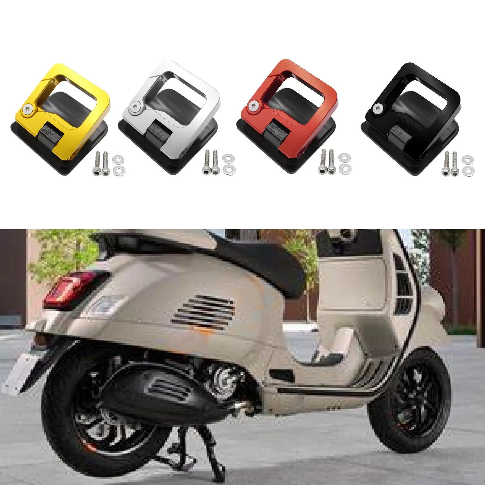 Gancio per moto Gancio per scooter Gancio per trasporto carico Gancio per portabagagli per accessori per moto per Gtv 300 2023-2025