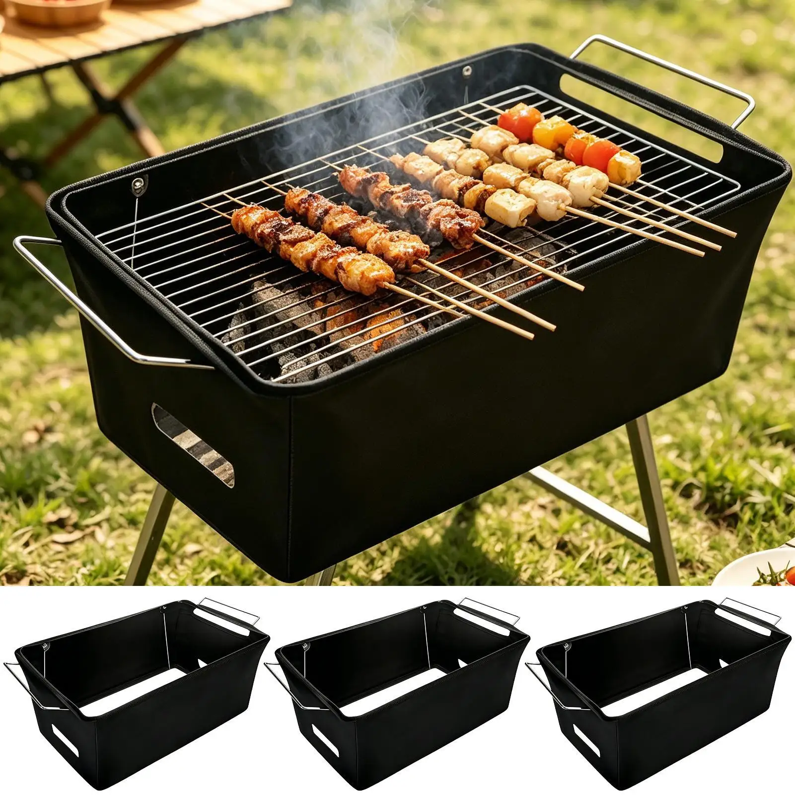 

Fire Pit Wind Guard Flame-Retardant Windproof Heavy Duty Fire Pit Windscreen for Outdoor Indoor Camping Backyard Yard Patio