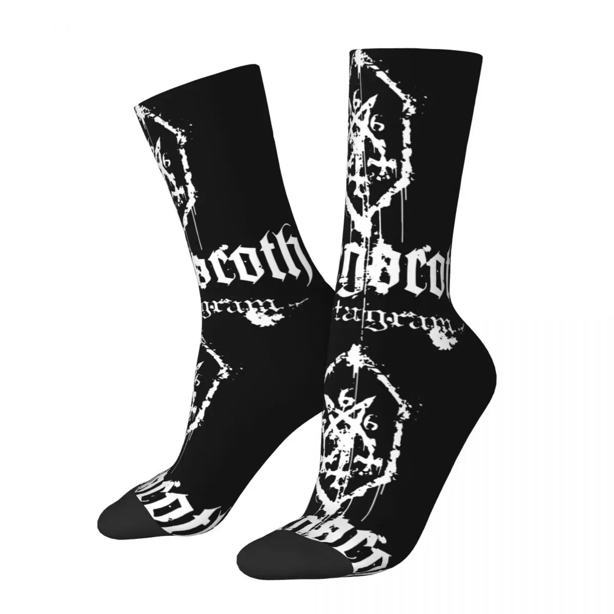 Винтажные мужские Компрессионные носки в стиле хип-хоп в стиле рок-н-ролл сумасшедшие мужские носки унисекс G-Горгорот Харадзюку бесшовные забавные Новые счастливые с принтом