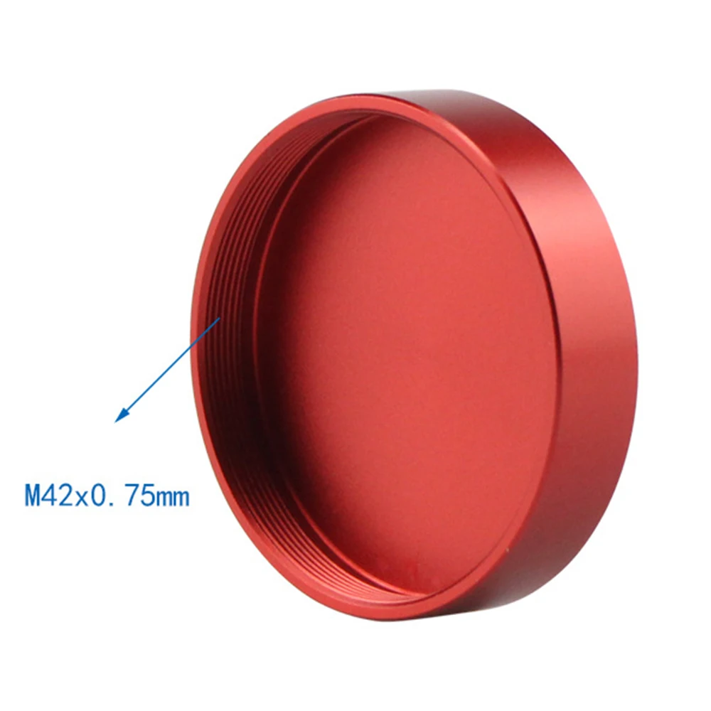 Datyson M48*0.75mm Lens Accessories All Metal Volume 51MM/M42*0.75mm Volume 45MM Dust Cover T2 Red Mother Cover