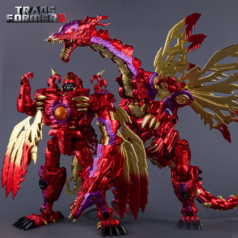 Transformation Toy Robot Can Luminous Mecha Model Beast Machines Transformers Red Dragons Figure Collect Ornaments Toys Gifts