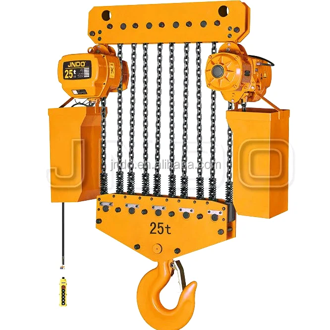 Chinese manufacturer hot sell HHBB hoist capacity of 10 ton 15 ton 25 ton electric chain hoist