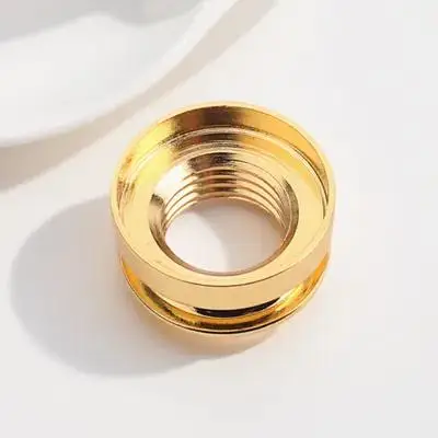 

3pcs Golden Replacement Pickup Endpin Jack Strap Buttons High Grade Durable Electric Bass Accessory Gt310 Guitar Parts Golden