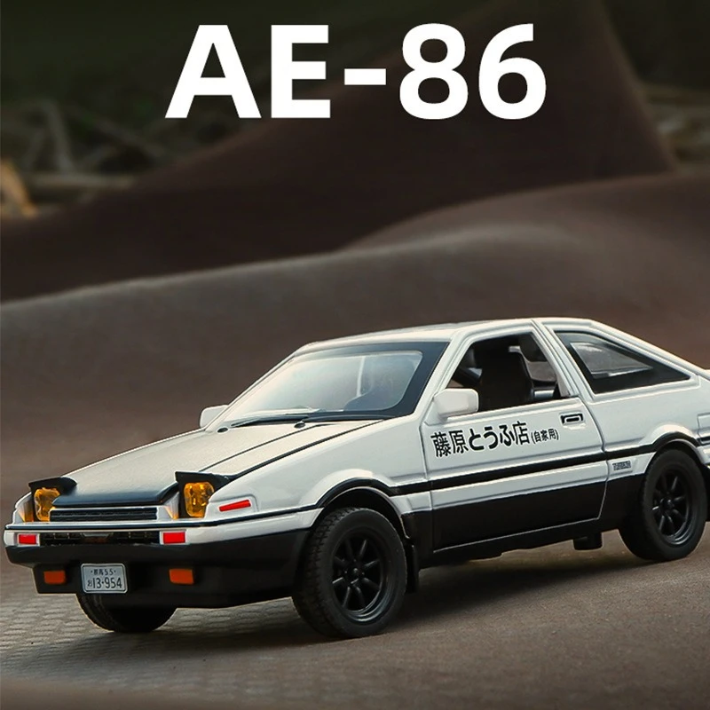 

"Tianying 1:32 Initial D Toyota AE86 alloy car model simulation sports car ornament children's toy car"