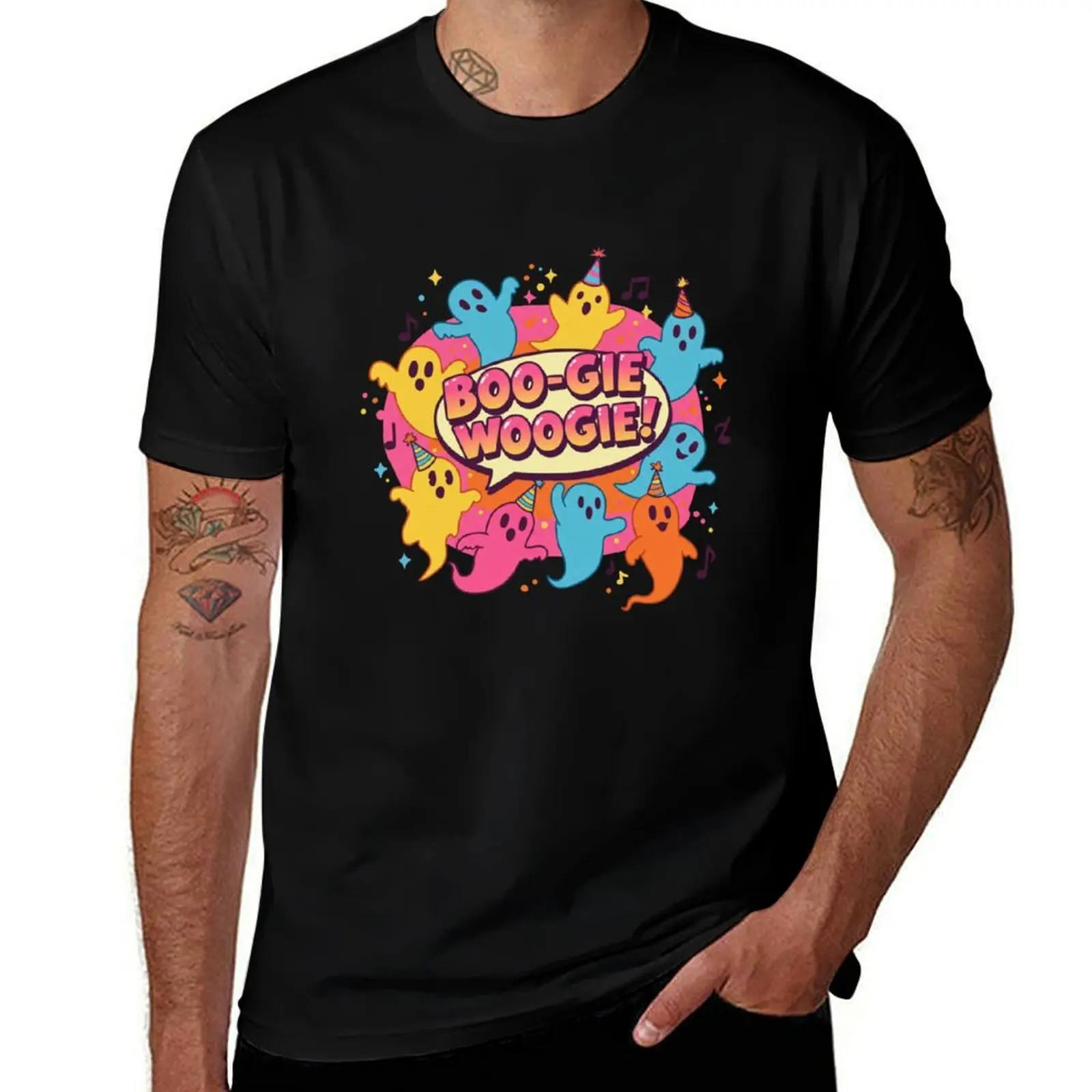 

Boo-gie Woogie Ghost Dance Party T-Shirt Funny t-shirts funny costumes blanks graphic shirts men clothes