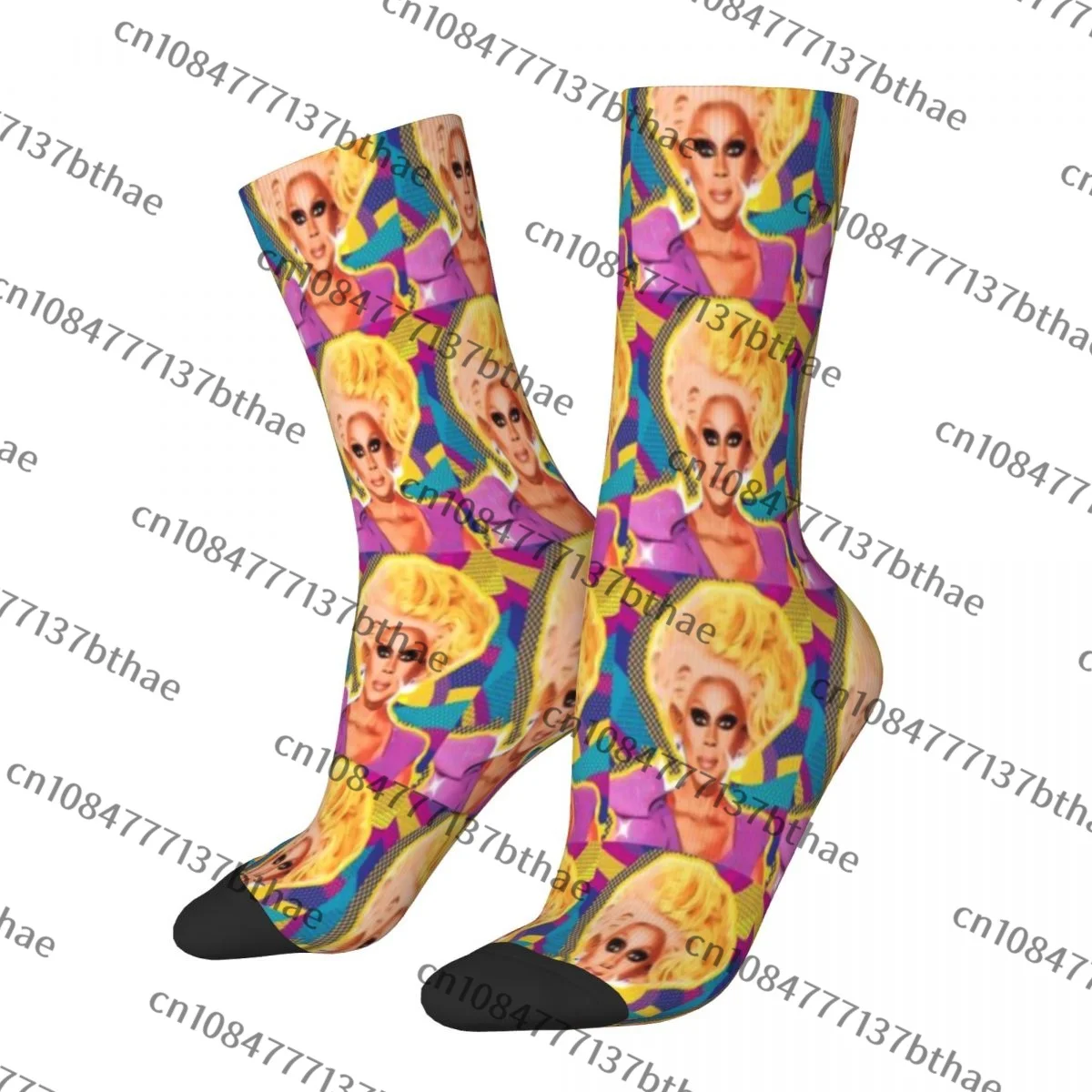RuPaul - Graphic пара взрослых средних носков для мужчин и женщин